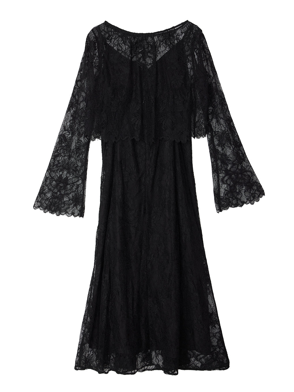 RASCHEL LACE LAYERED DRESS
