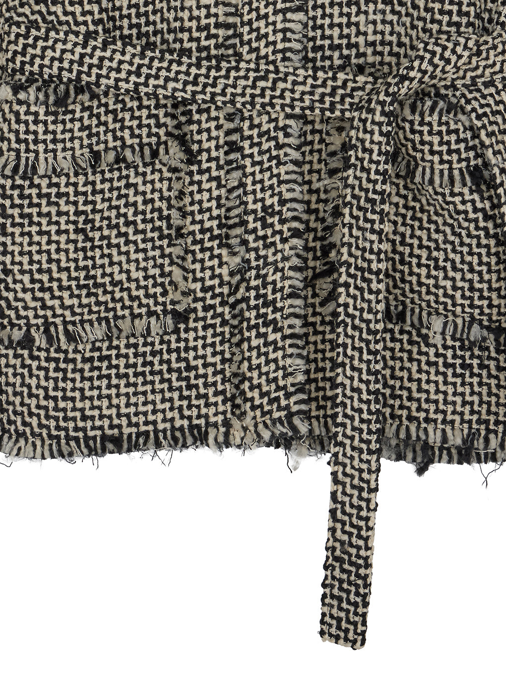TWEED FRINGE MEDIUM JACKET