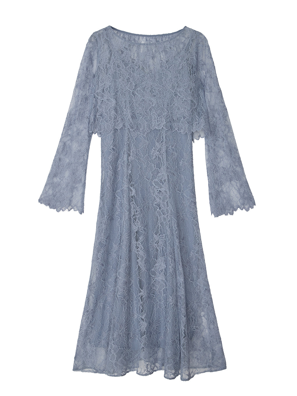 RASCHEL LACE LAYERED DRESS