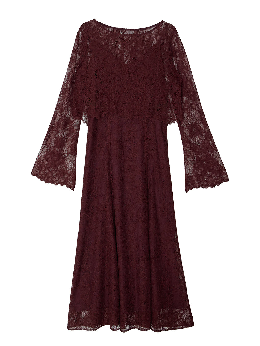 RASCHEL LACE LAYERED DRESS