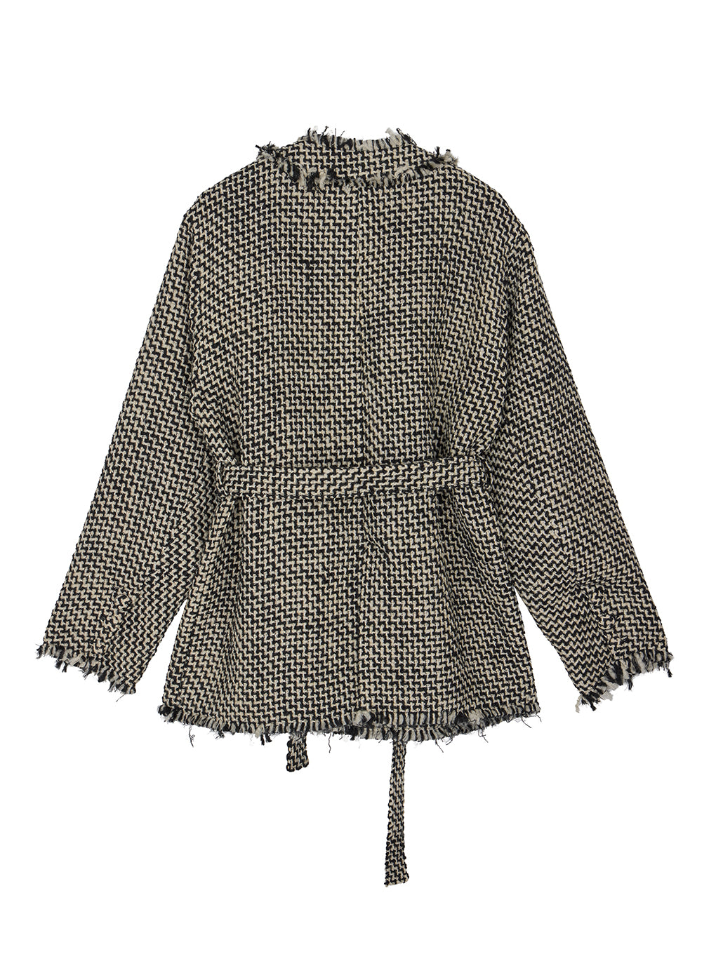 TWEED FRINGE MEDIUM JACKET