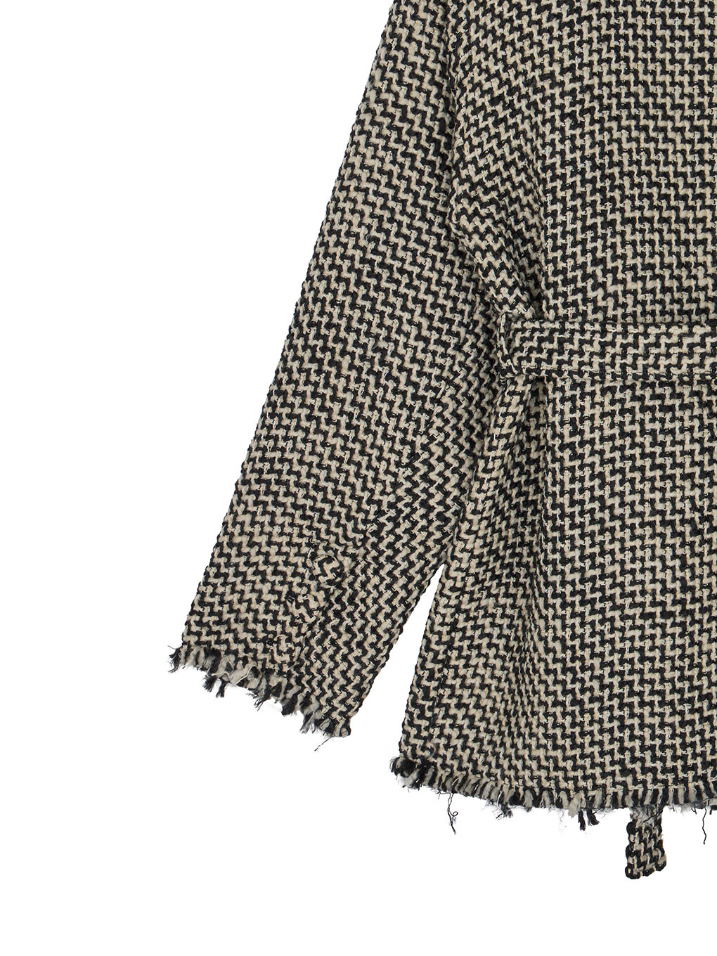 TWEED FRINGE MEDIUM JACKET