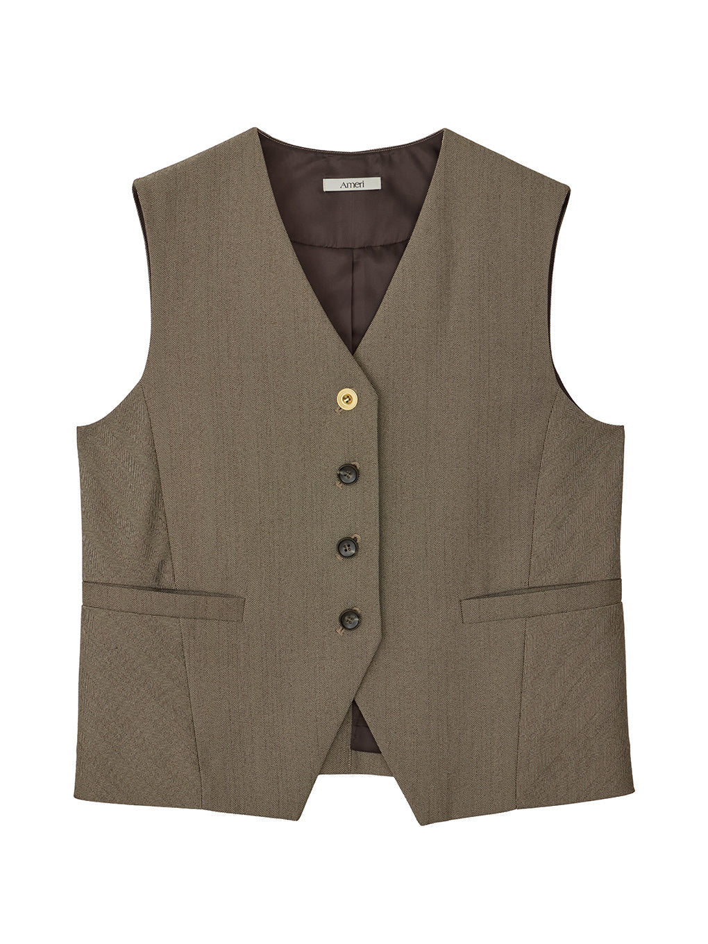 RANDOM HERRINGBONE VEST