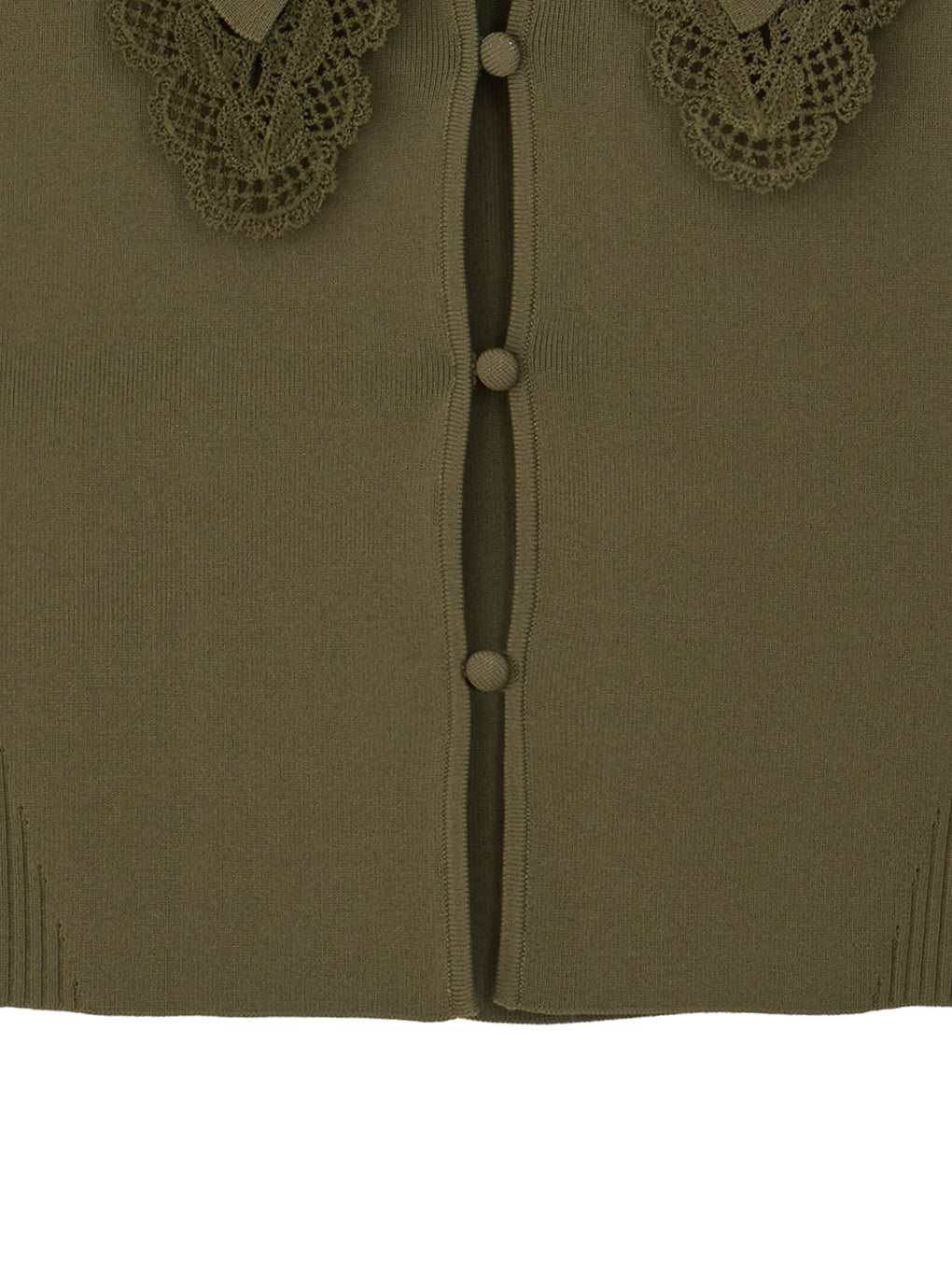3WAY LACECOLLAR KNIT CARDIGAN