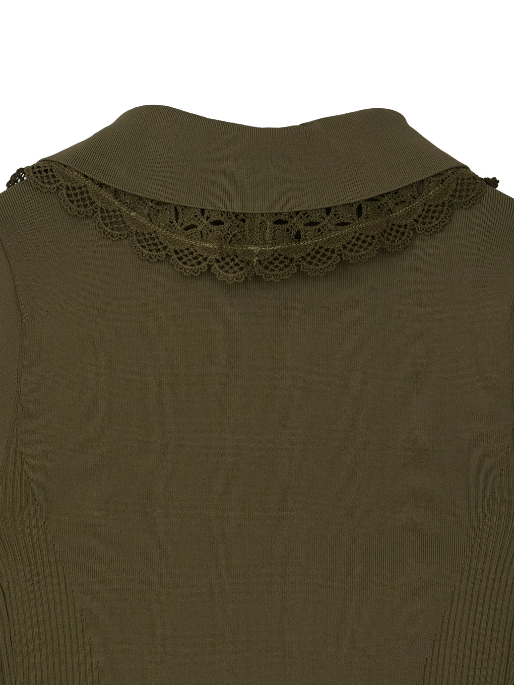 3WAY LACECOLLAR KNIT CARDIGAN