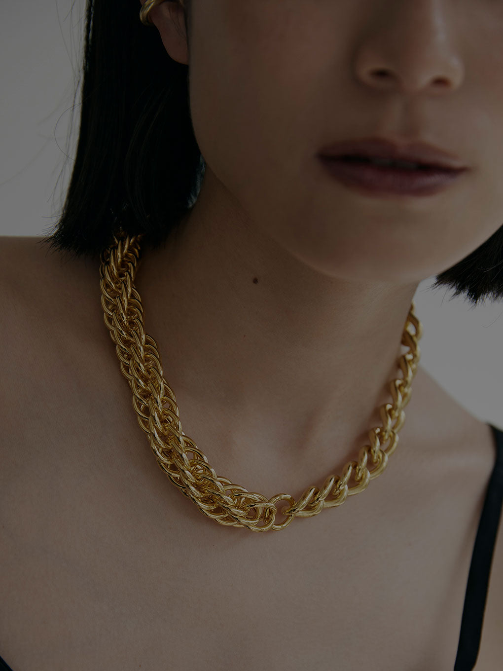 Bijou R.I DOUBLE CARABINER NECKLACE