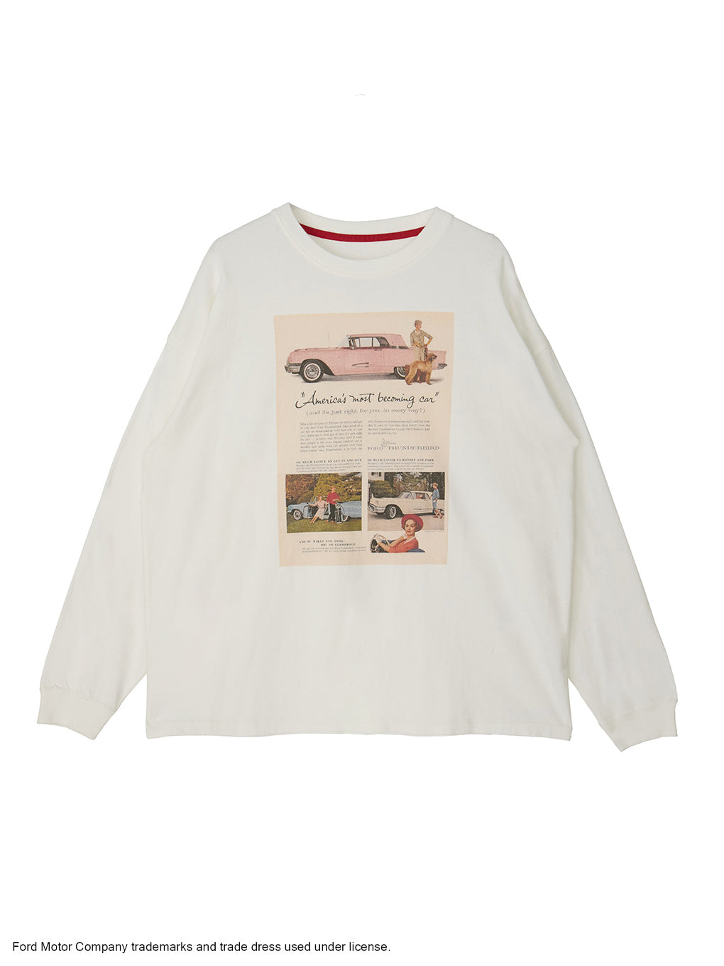 Ford FLYER PRINT LONG SLEEVE TOP