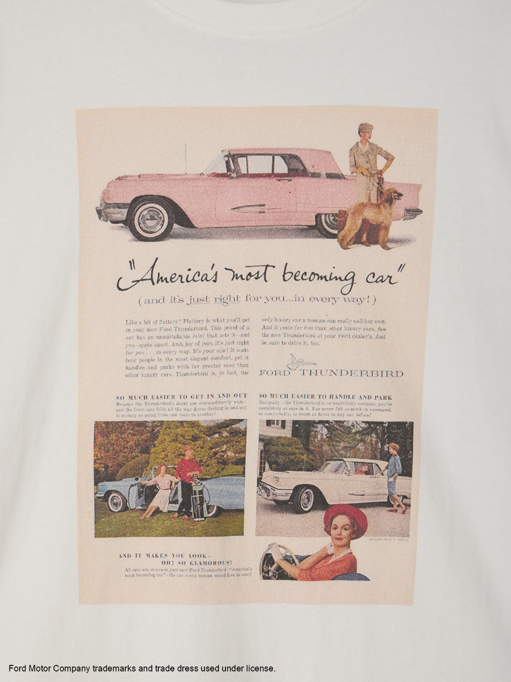 Ford FLYER PRINT LONG SLEEVE TOP
