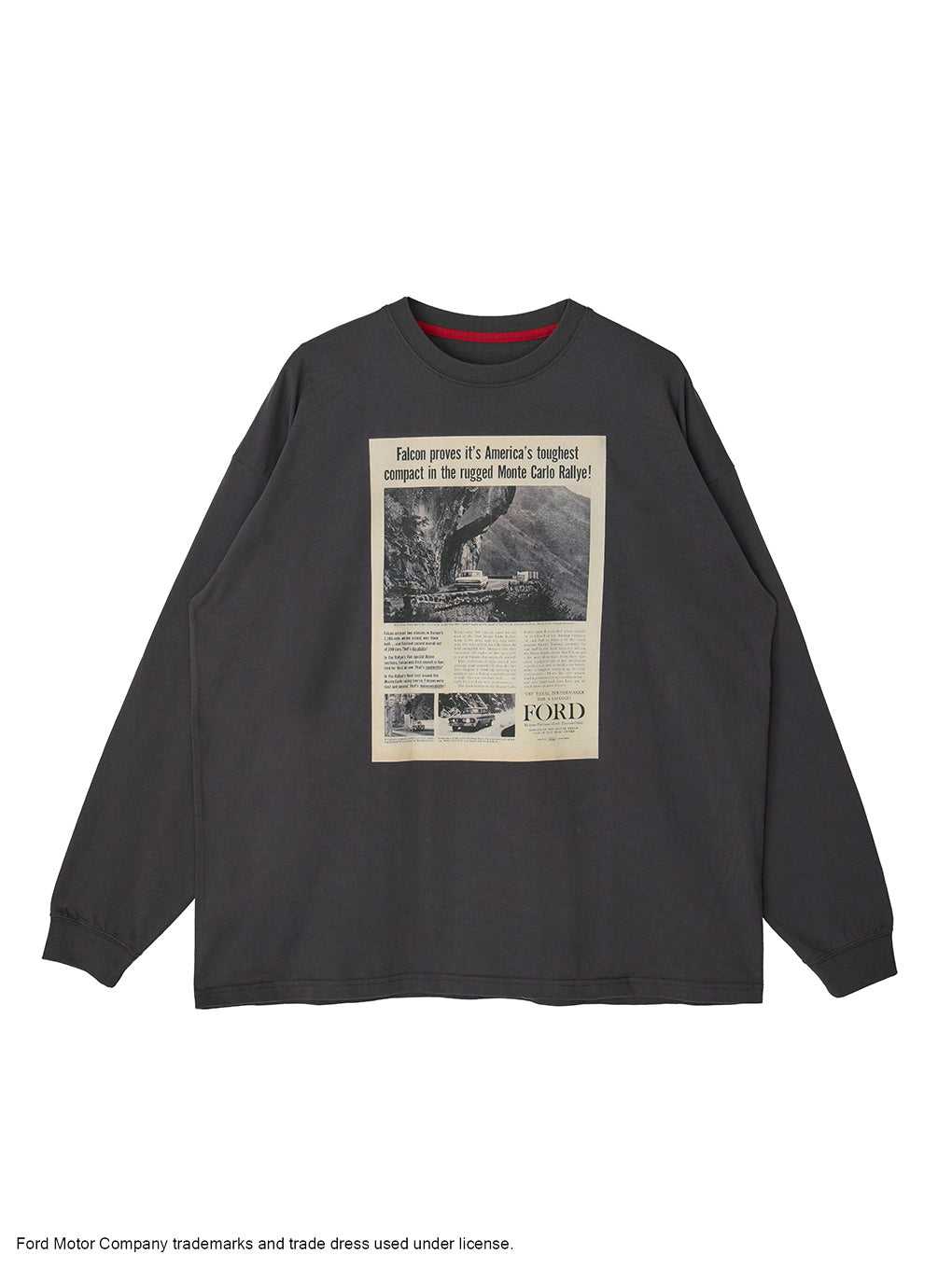 Ford FLYER PRINT LONG SLEEVE TOP