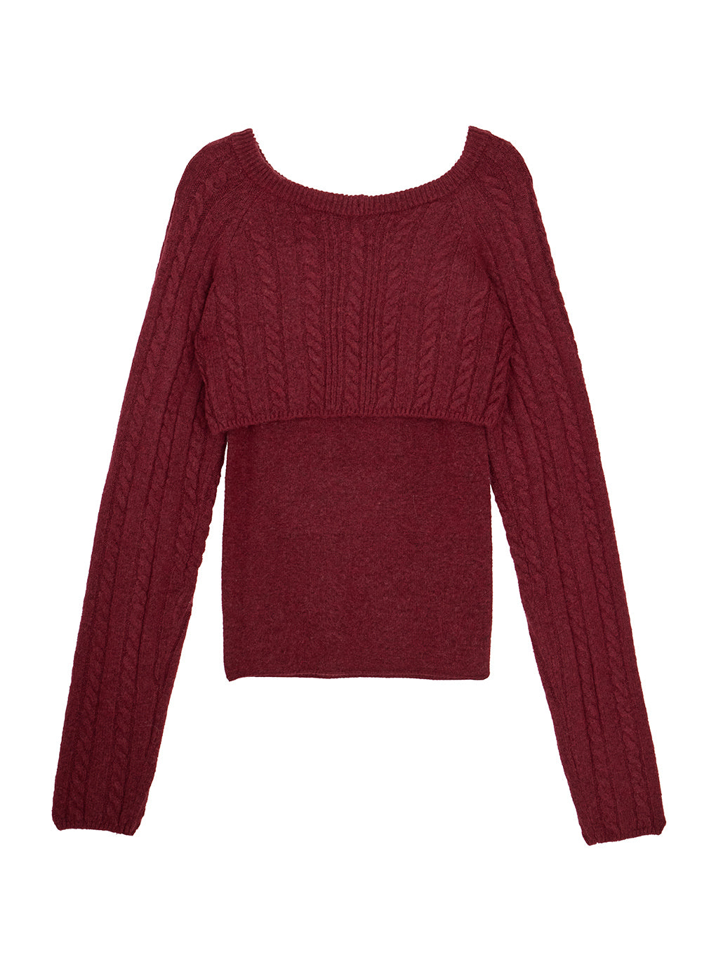 SHORT BOLERO IN CAMI KNIT TOP