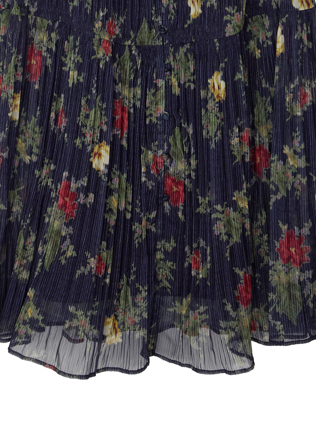 IVY MAJOLICA PLEAT DRESS