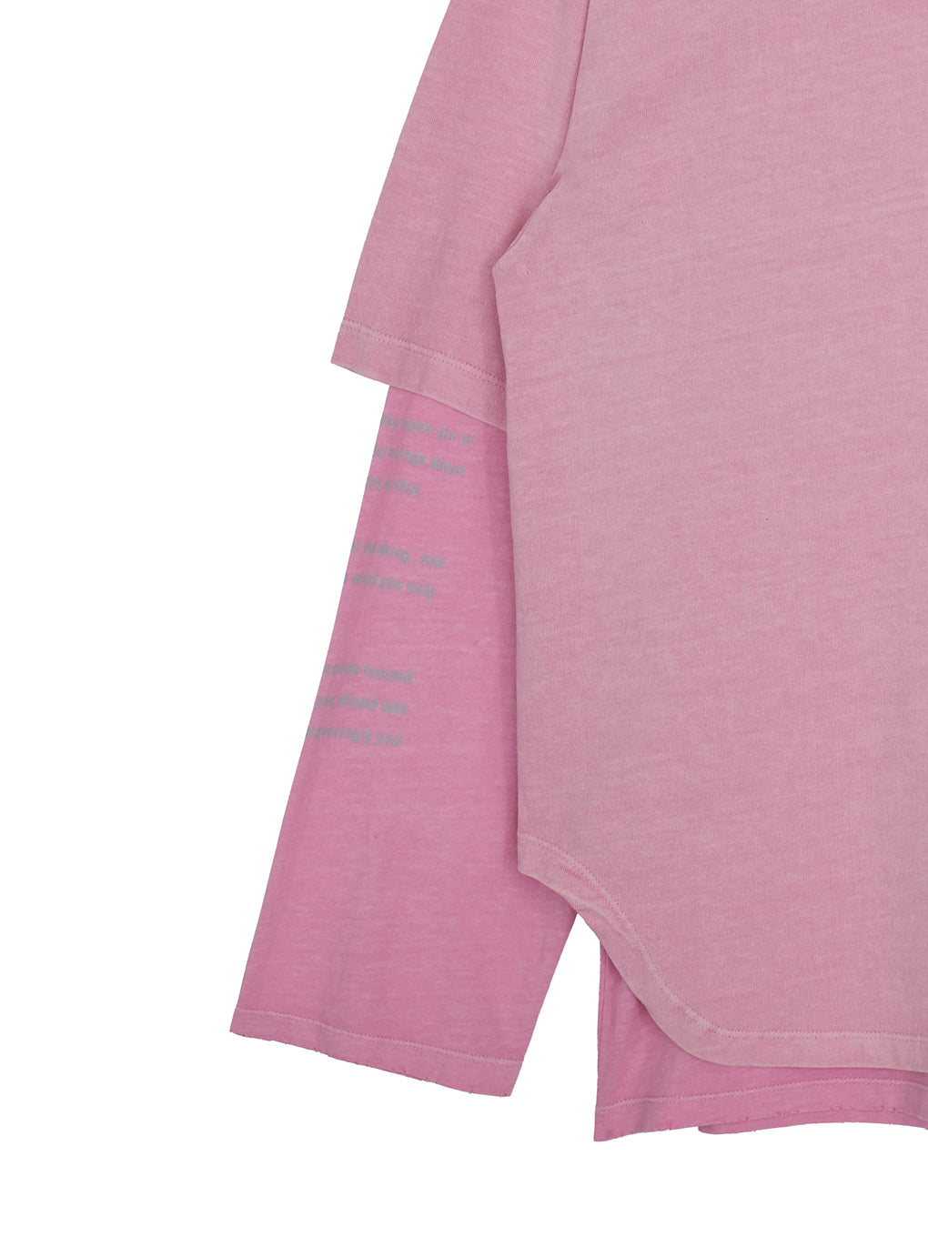 VINTAGE LIKE LAYERED TEE SET