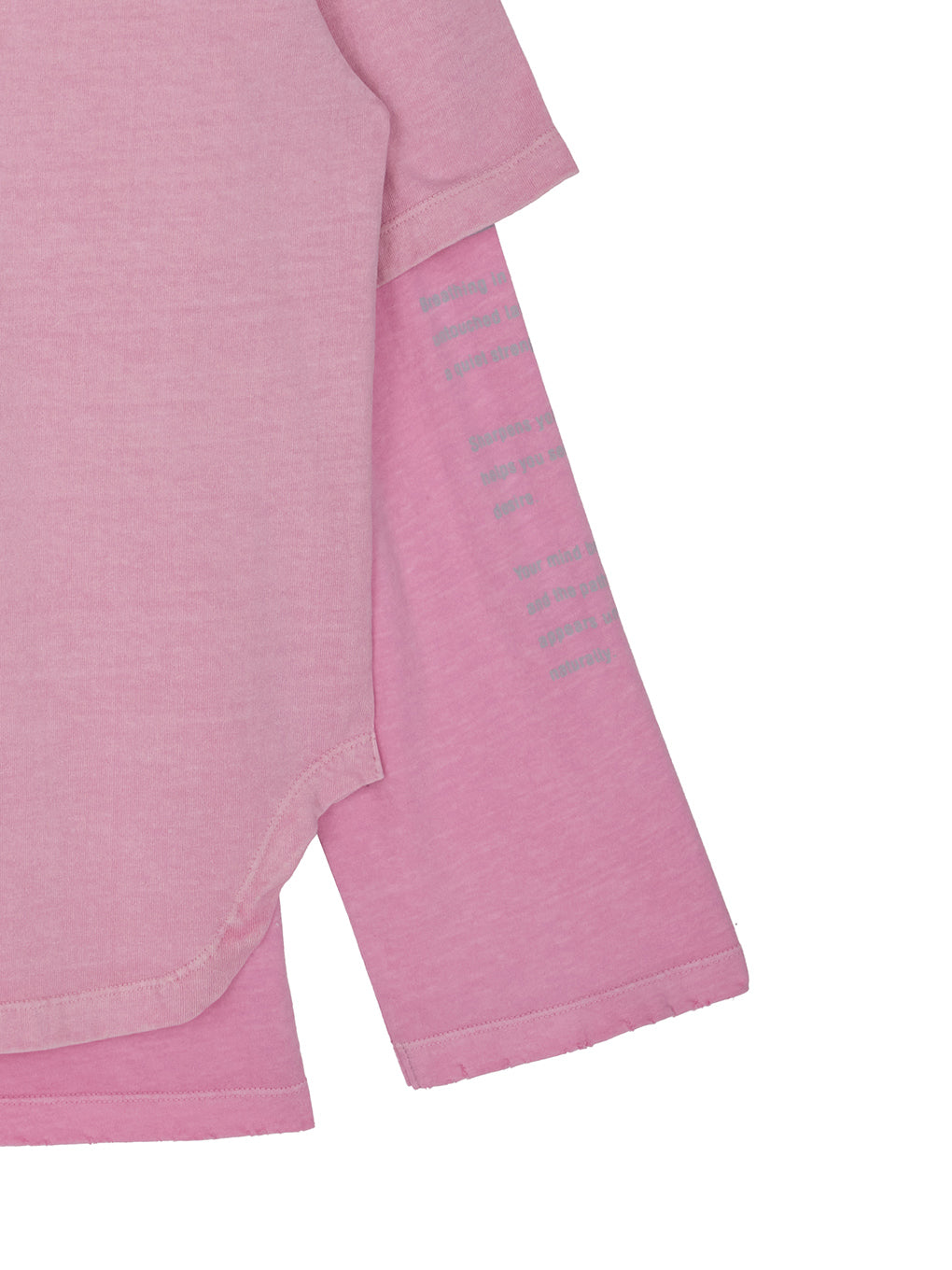 VINTAGE LIKE LAYERED TEE SET