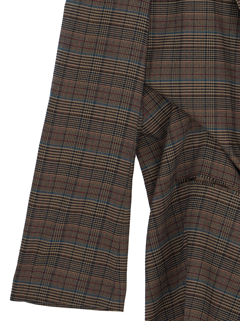DEFORMATION TACK CHECK JACKET