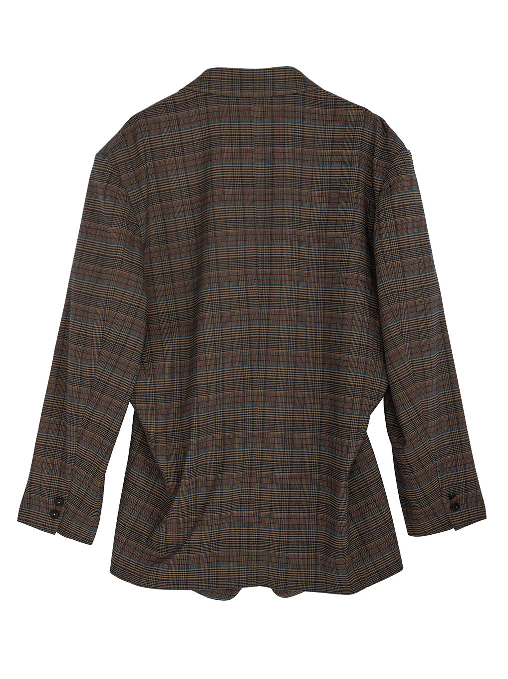DEFORMATION TACK CHECK JACKET