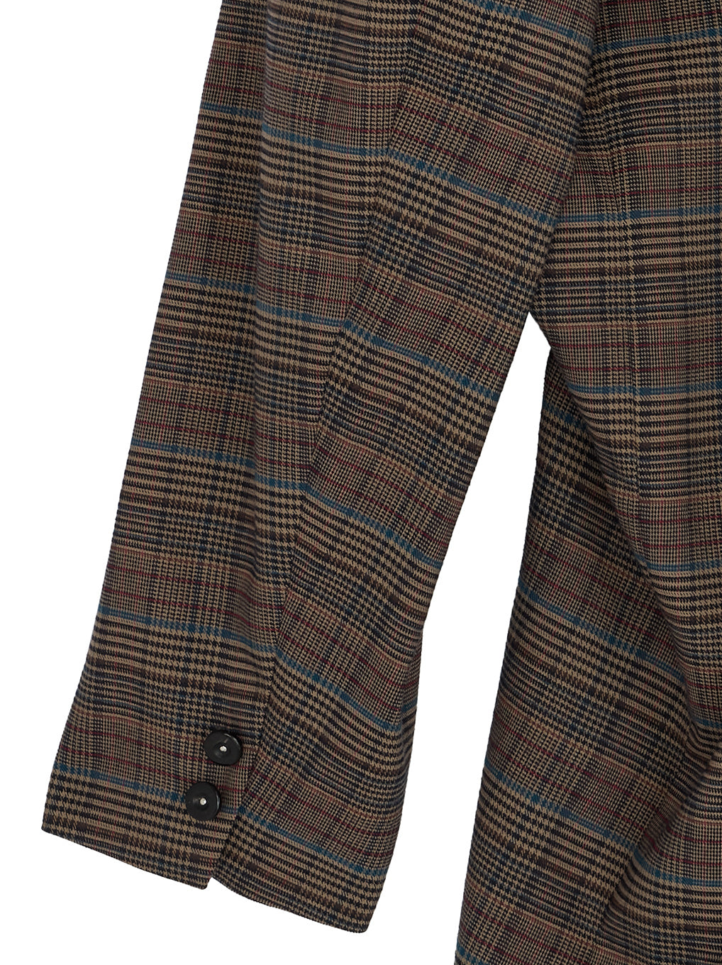 DEFORMATION TACK CHECK JACKET