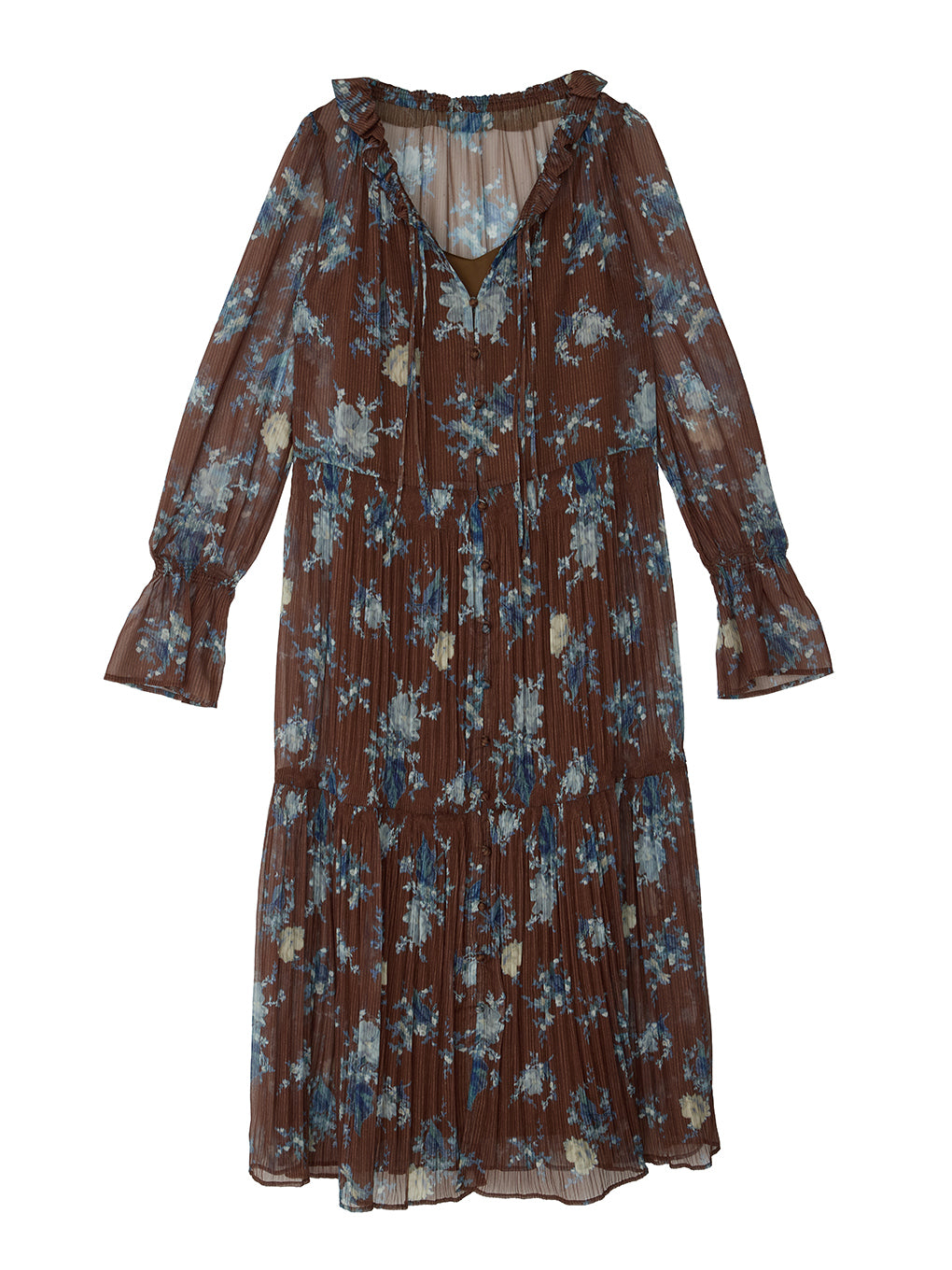IVY MAJOLICA PLEAT DRESS