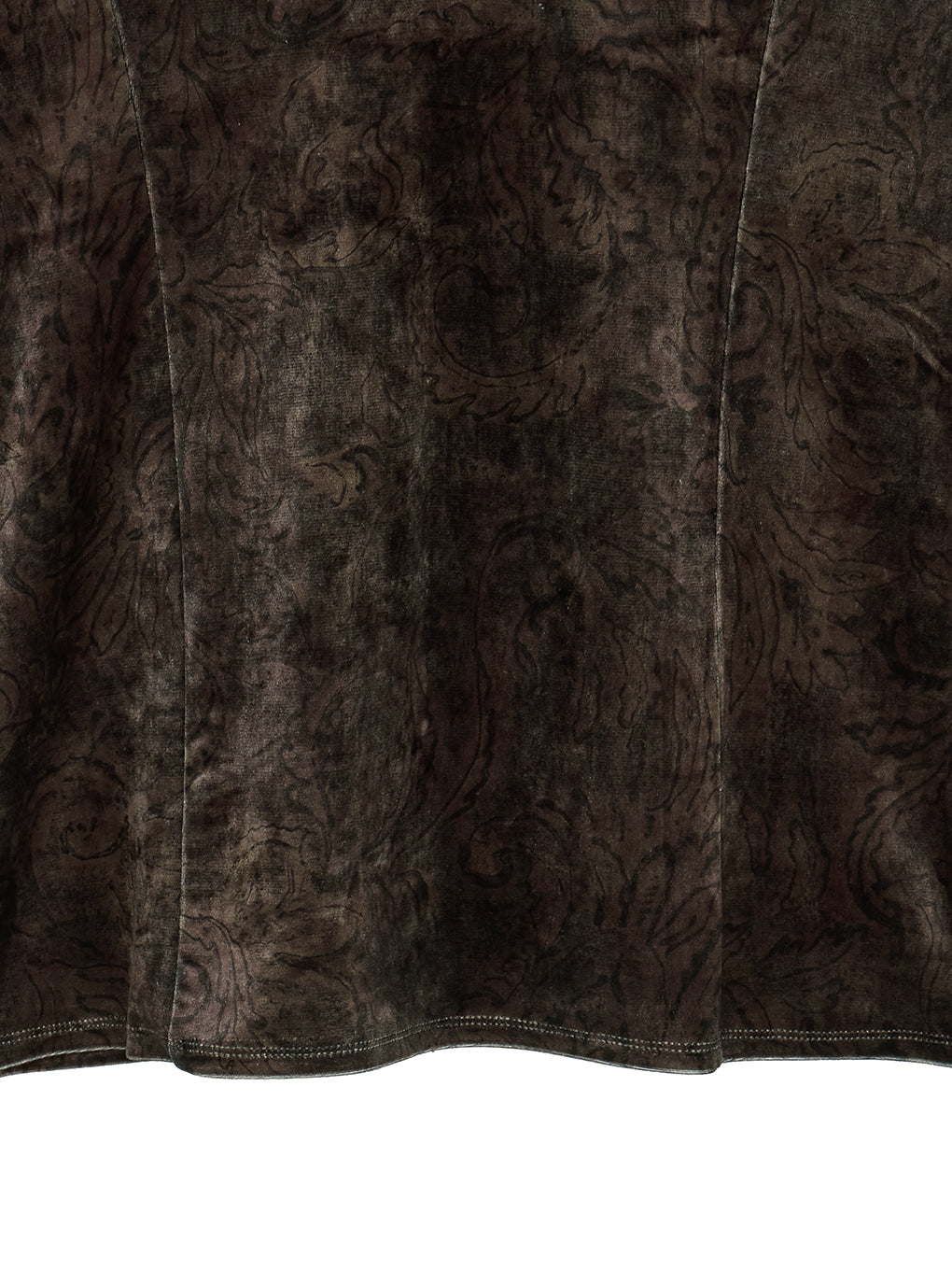 VINTAGE PAISLEY VELOUR TOP