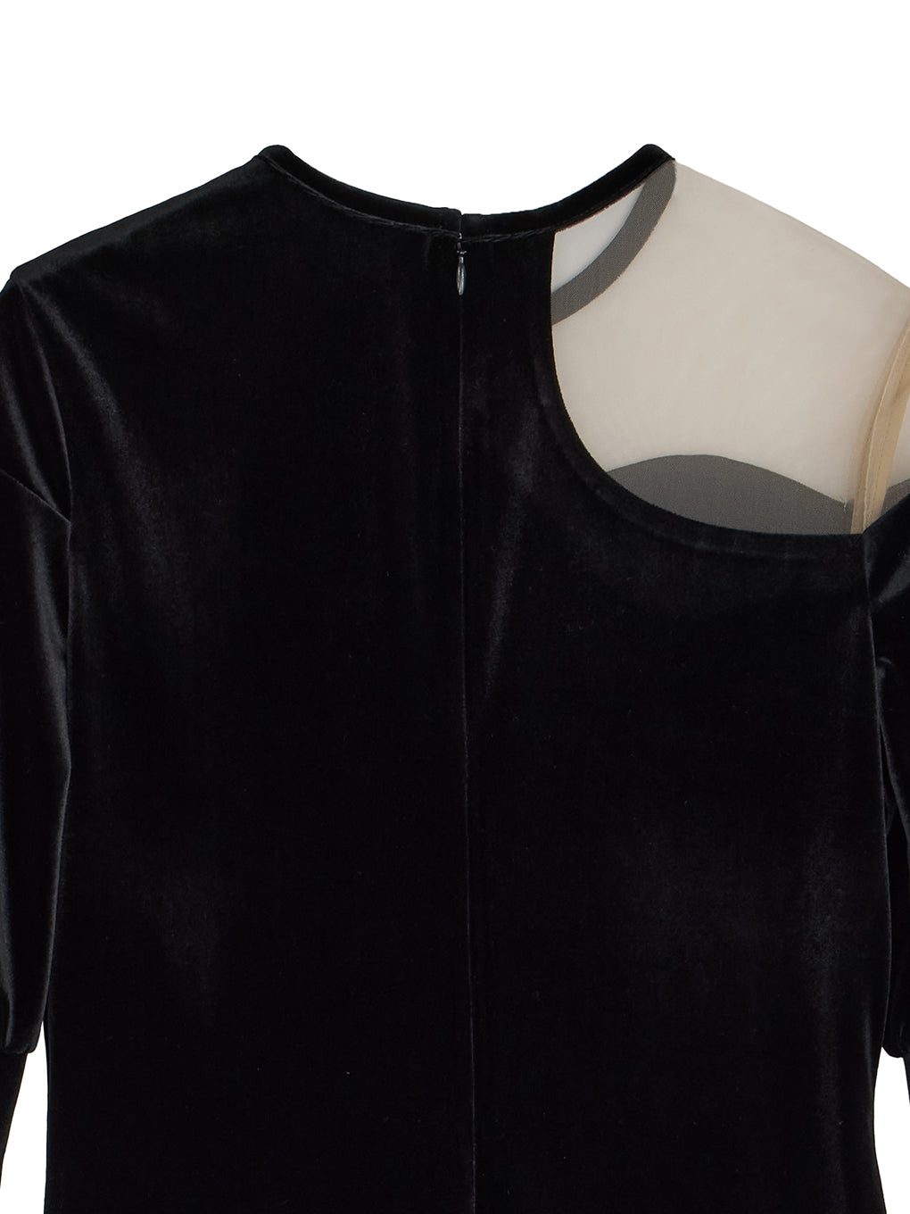 LAKE CURVE VELOUR DRESS
