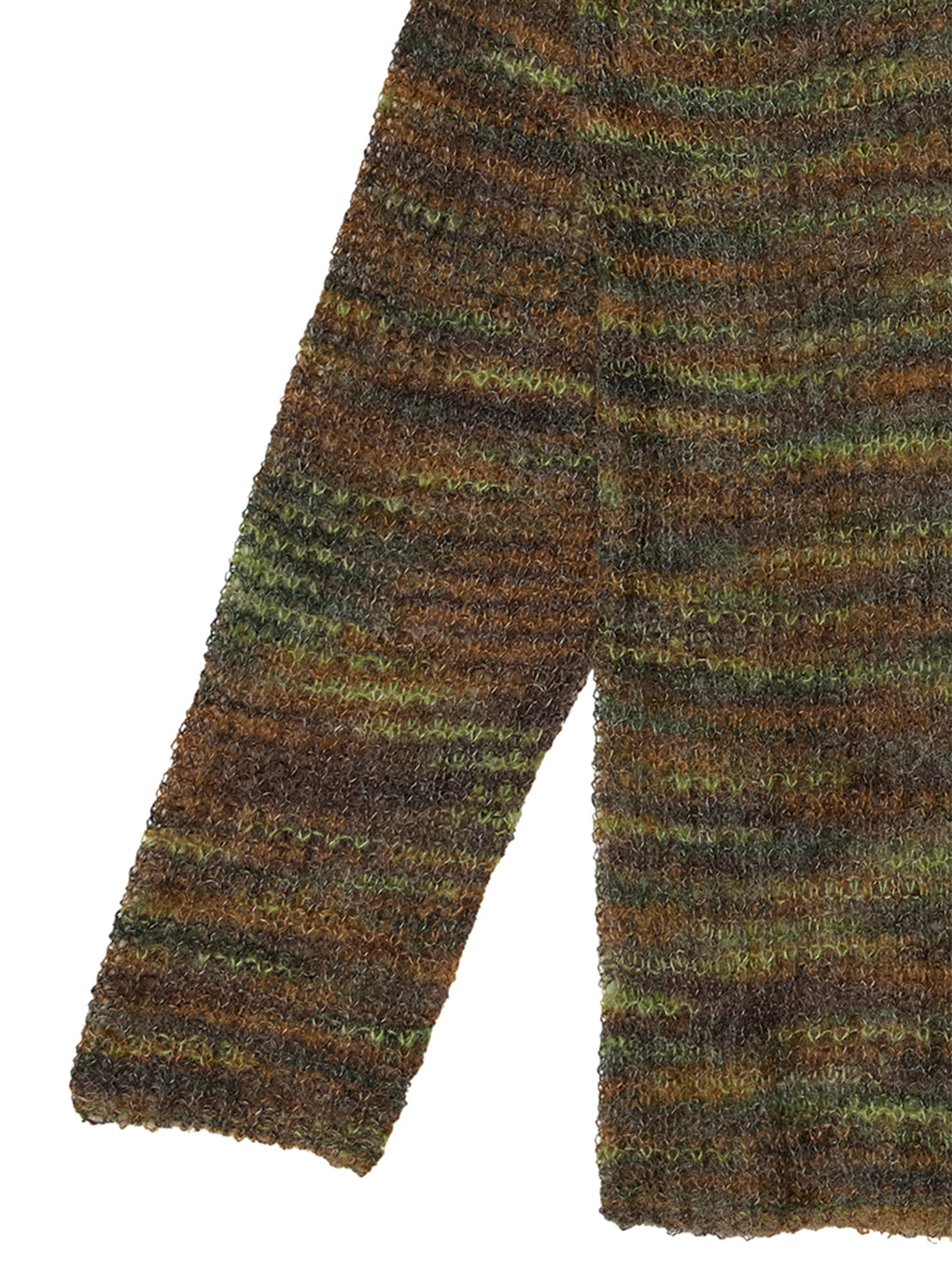 VARIEGATED SHEER KNIT TOP