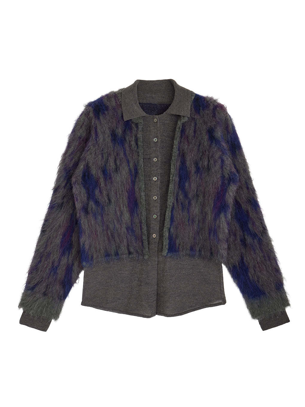 SHERBET JACQUARD KNIT CARDIGAN