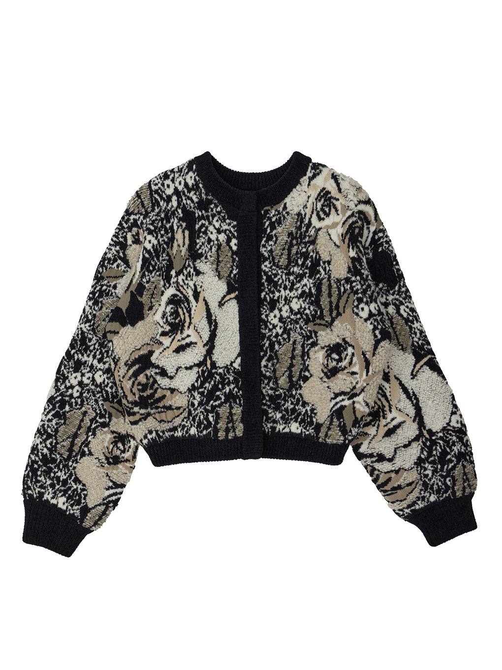 CAMILLE JACQUARD KNIT CARDIGAN