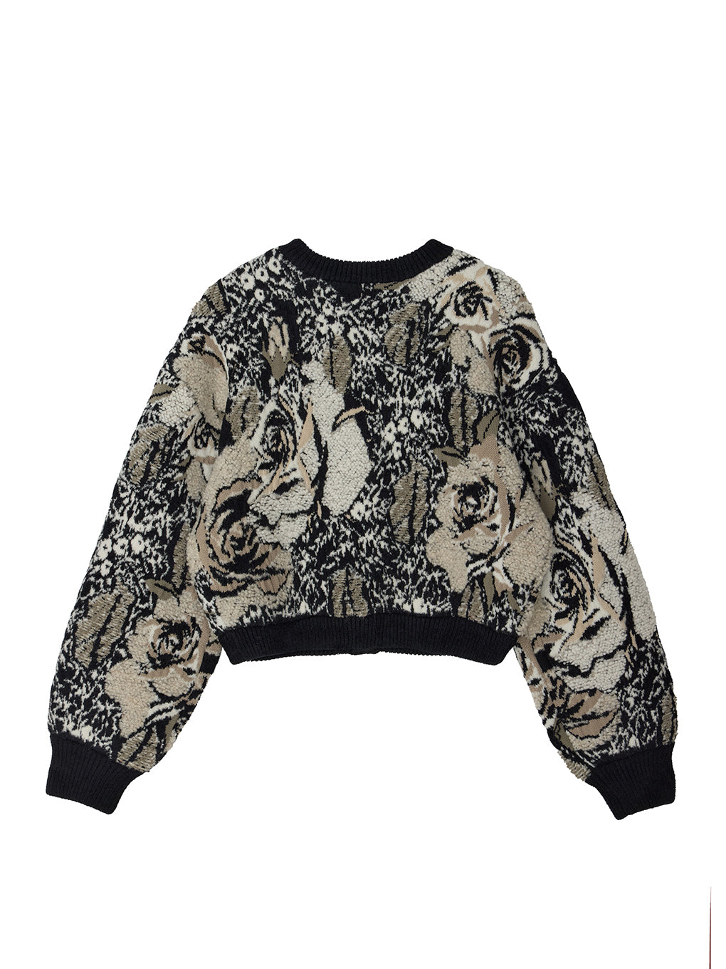 CAMILLE JACQUARD KNIT CARDIGAN