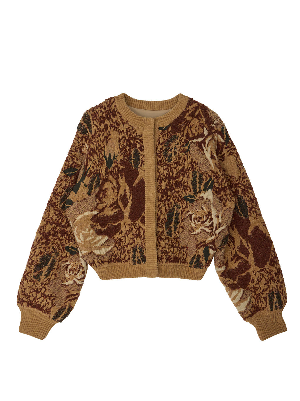 CAMILLE JACQUARD KNIT CARDIGAN