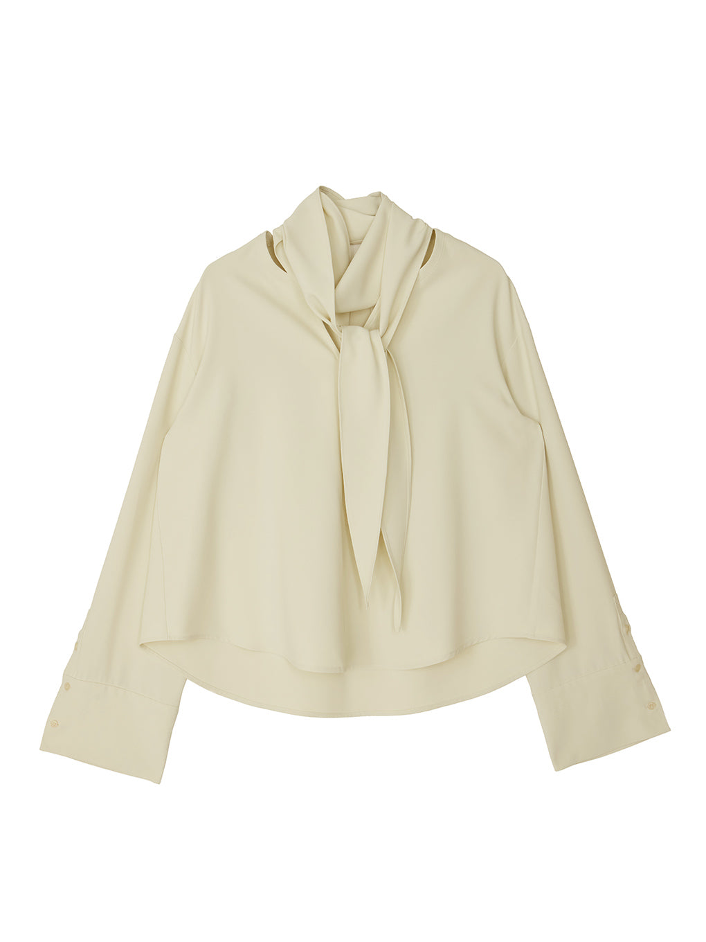MULTI WAY DRAPE SCARF BLOUSE