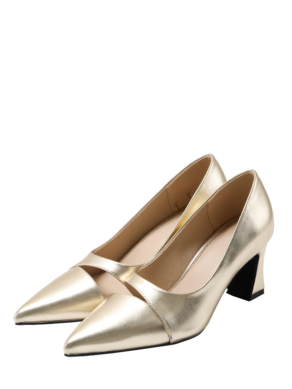 SIDE SLIT POINTED TOE PUMPS