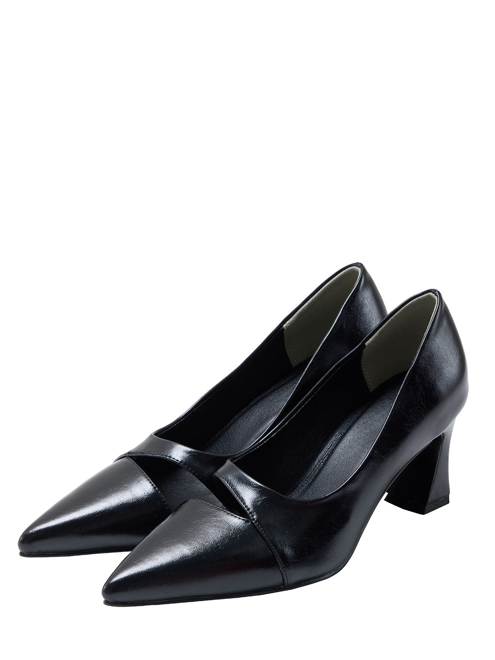 SIDE SLIT POINTED TOE PUMPS