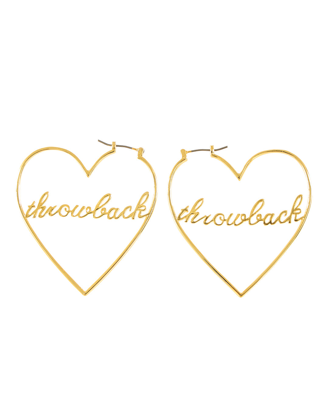 NICKEL FREE THROWBACK HEART PIERCE