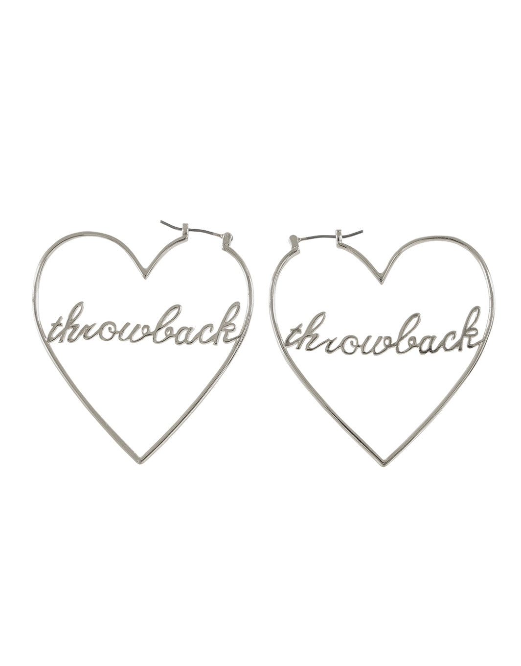 NICKEL FREE THROWBACK HEART PIERCE