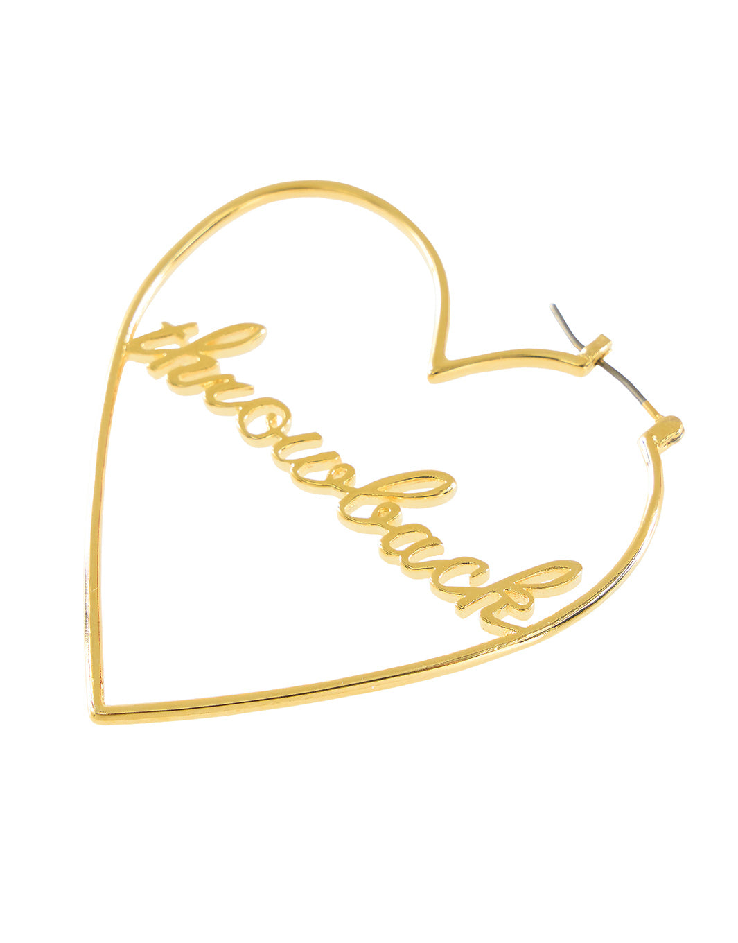NICKEL FREE THROWBACK HEART PIERCE