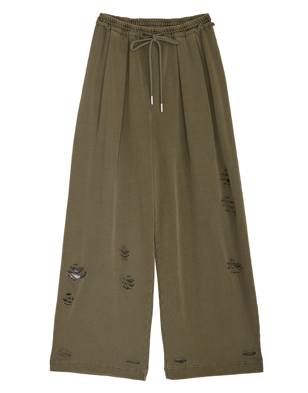 SULFUR DYEING WIDE SWEAT PANTS