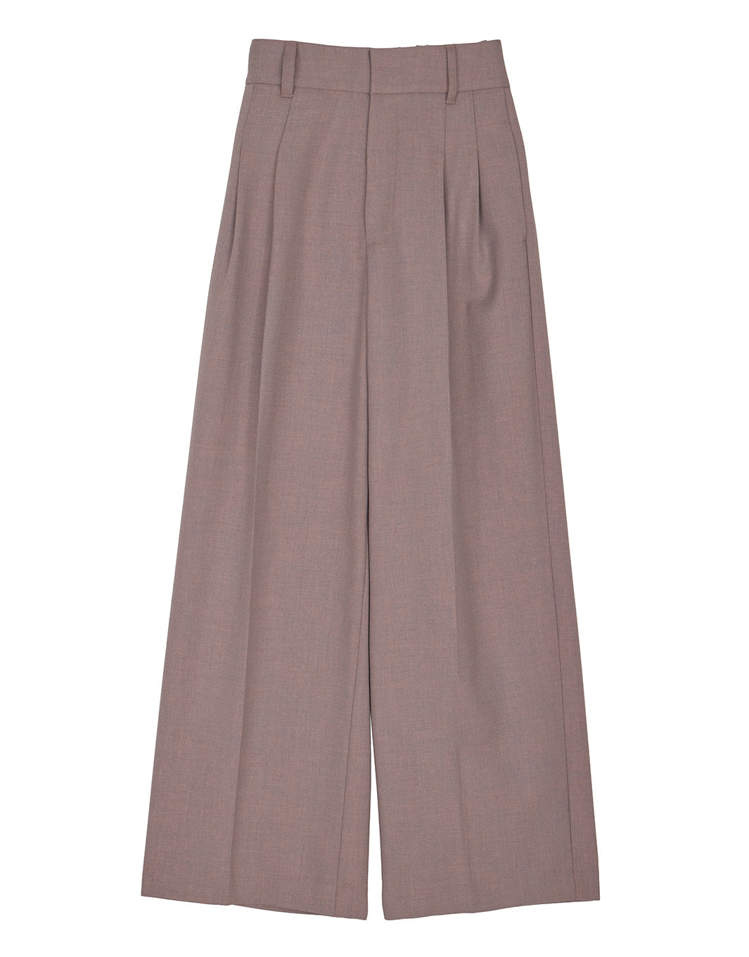 LOOSE STRAIGHT TUCK PANTS