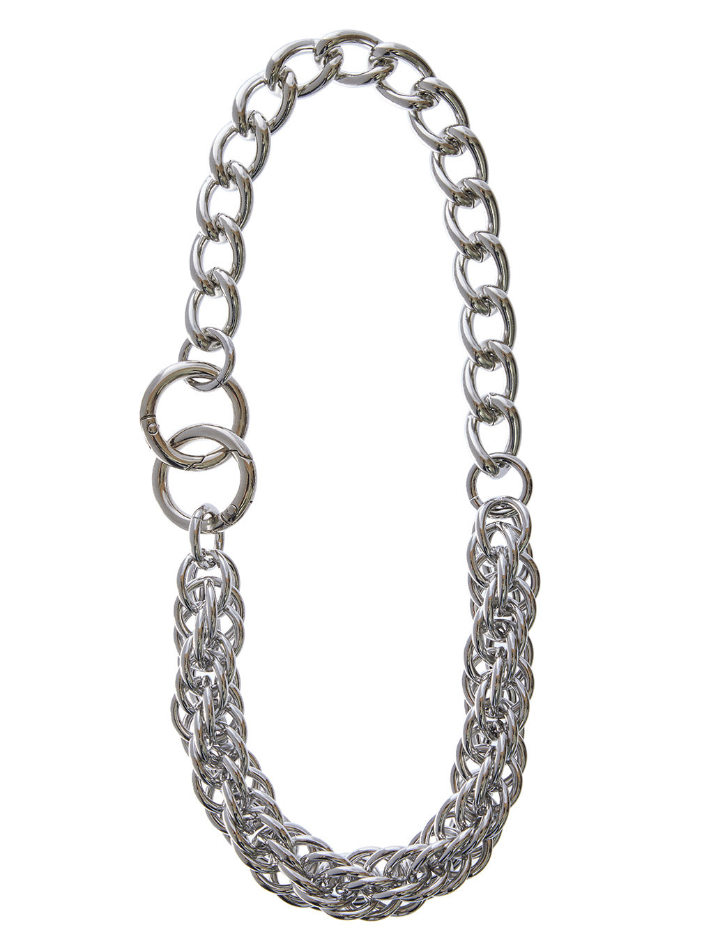 Bijou R.I DOUBLE CARABINER NECKLACE