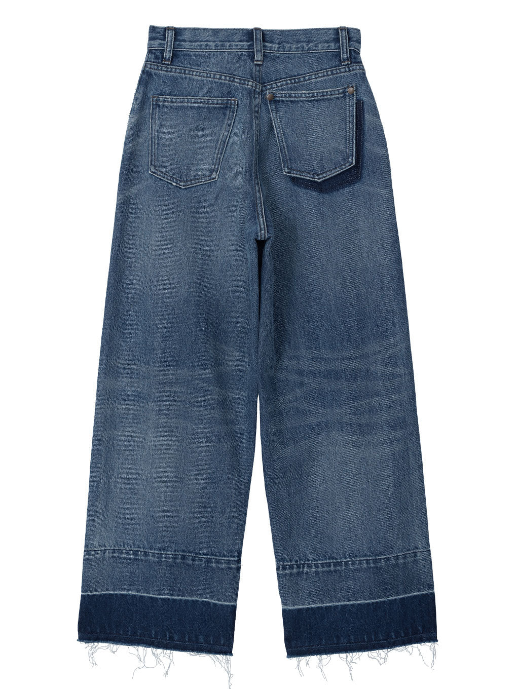 WIDE STRAIGHT DENIM PANTS