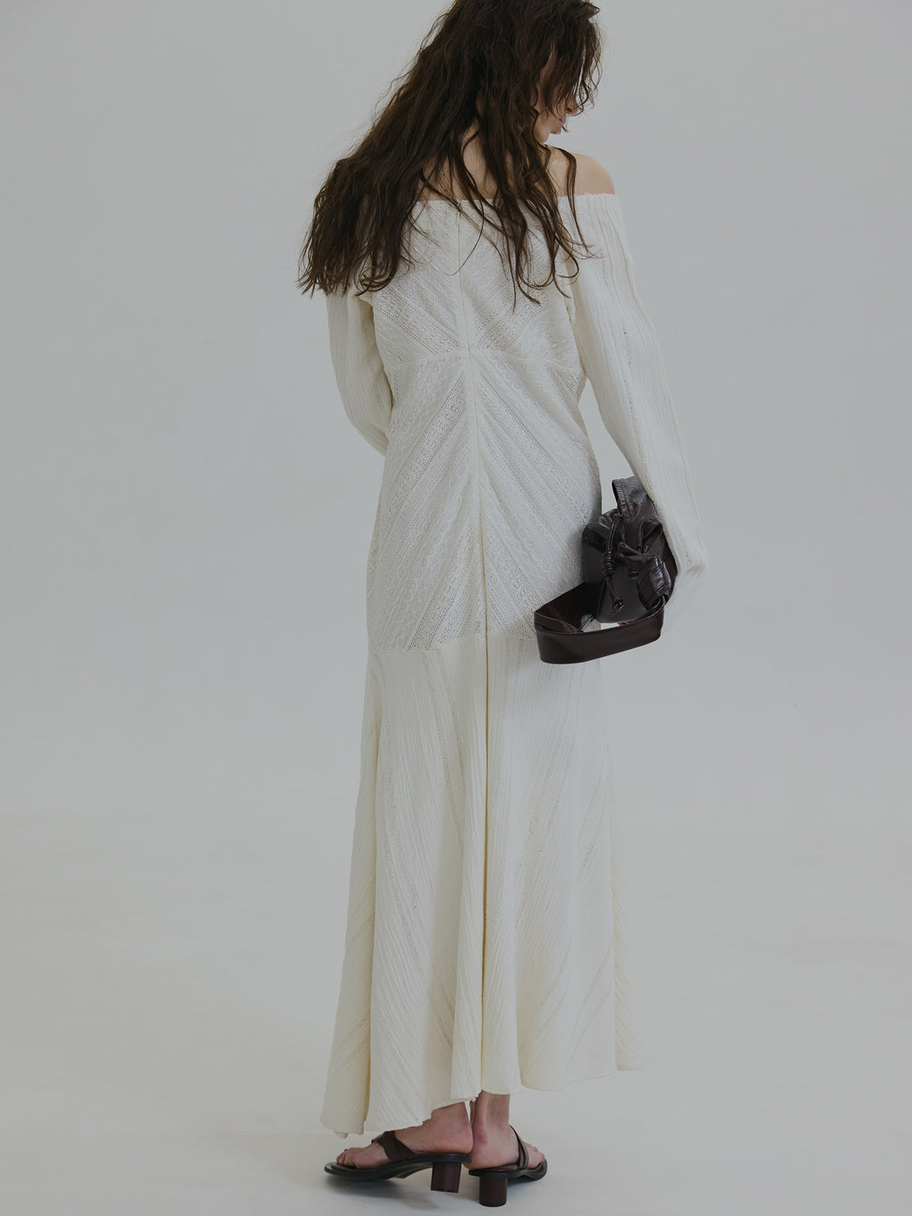 2WAY CRAFT MIX LACE DRESS