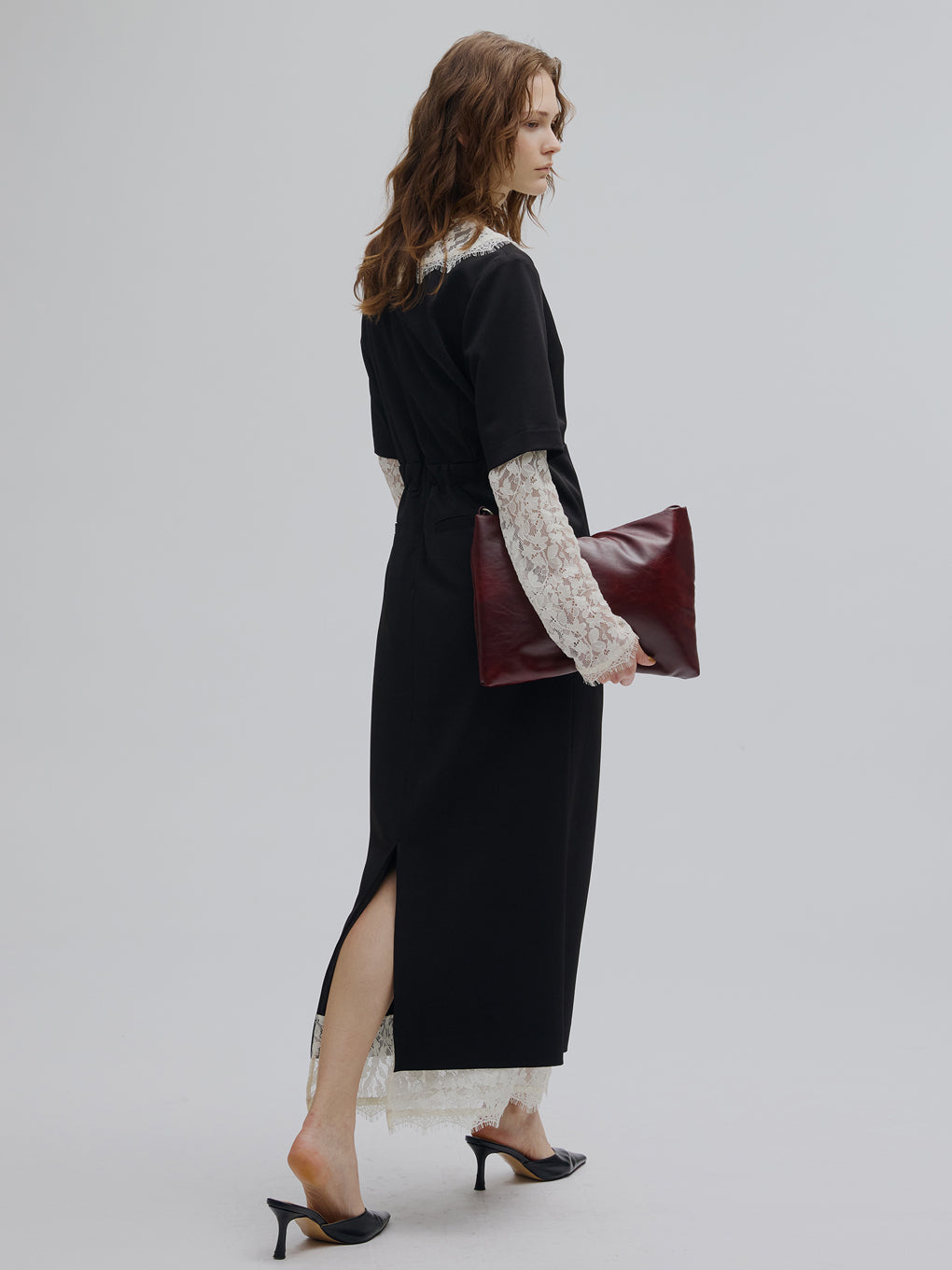 LACE LAYERED LIKE DRESS