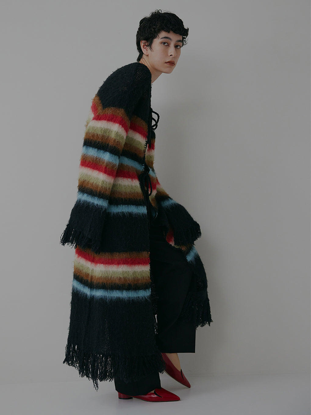 ànuke online store（アンヌーク）商品詳細ページ / Loop Fringe Knit