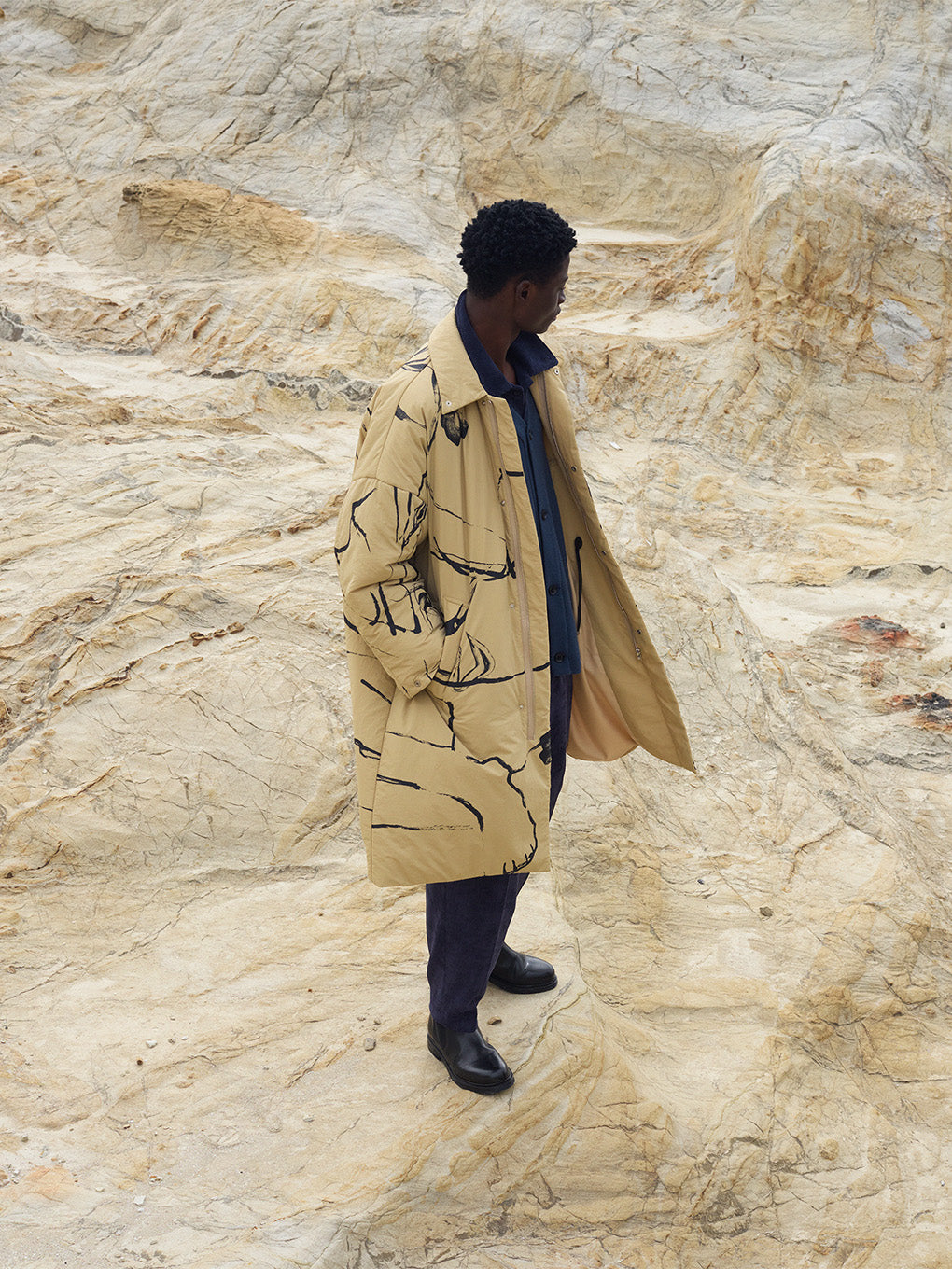 N.HOOLYWOOD for Ameri NUANCE BODY LINE COAT