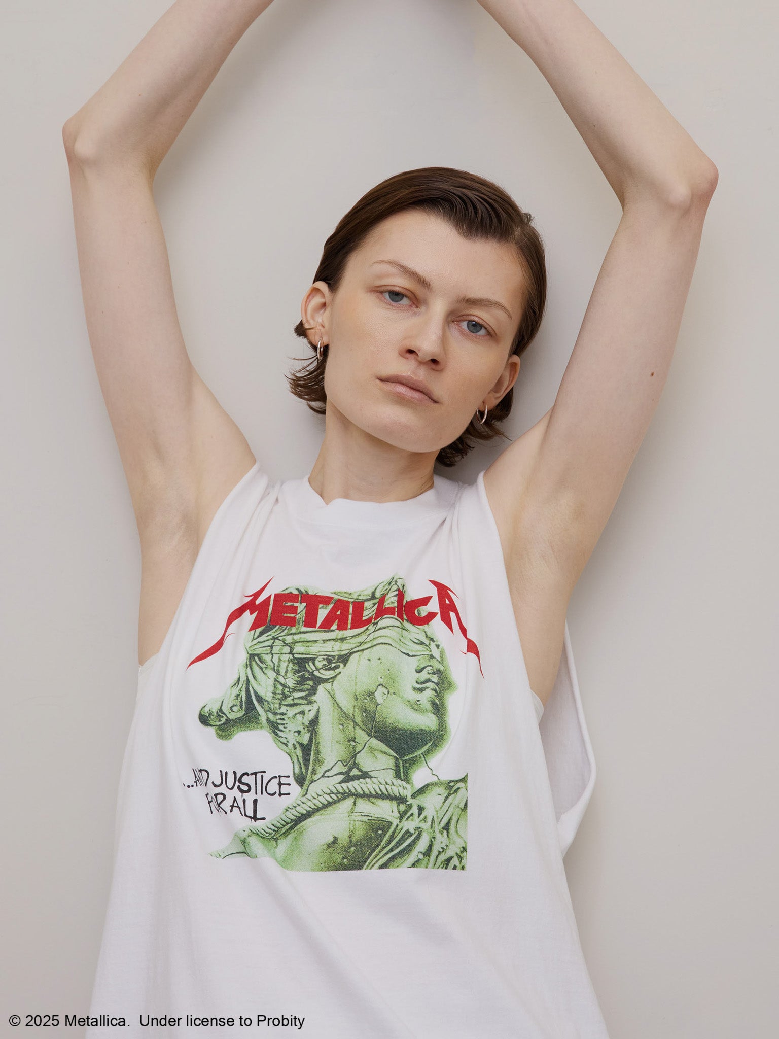 MEDI METALLICA WHT NS TEE