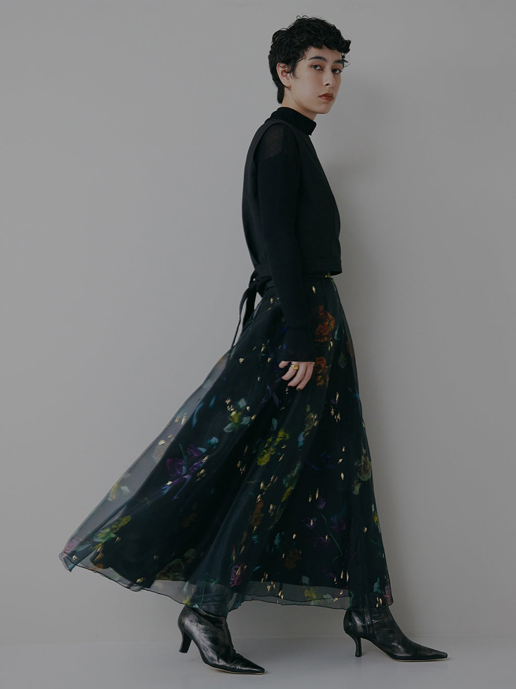 UND SCAN FLOWER SKIRT