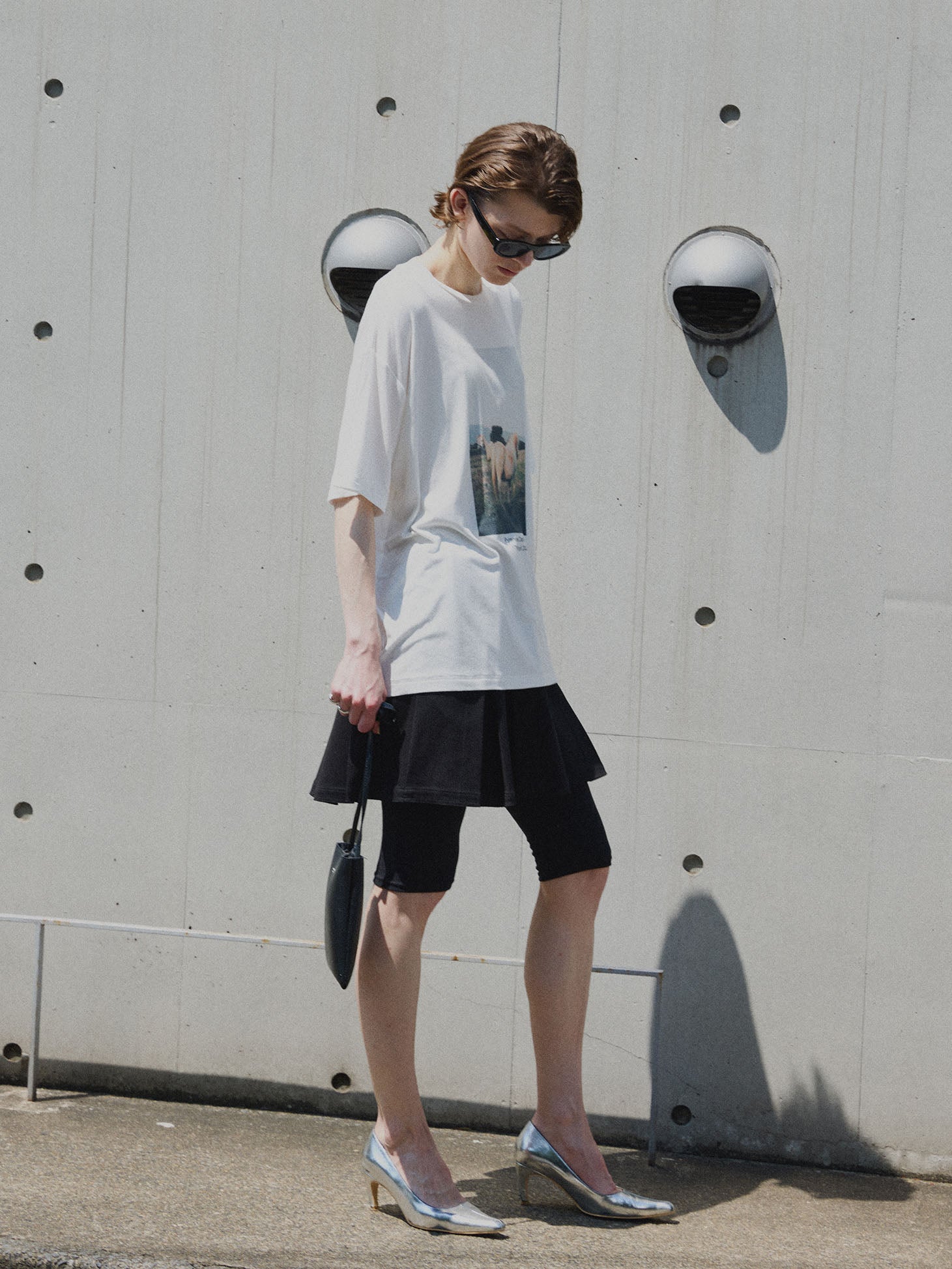 Silvia Conde Oliván×Ameri OVERSIZE TEE