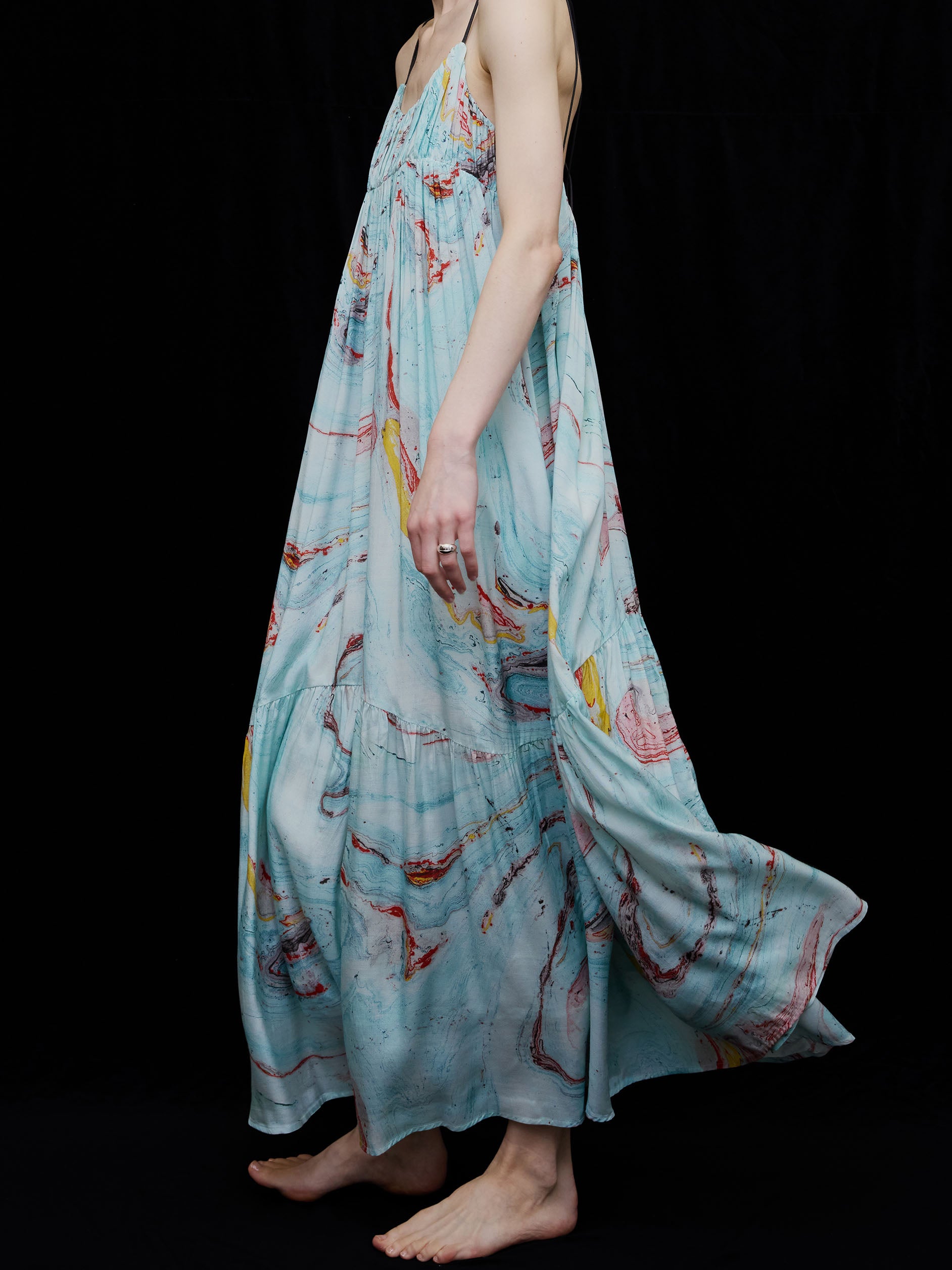 MEDI INDIAN POOL MARBLE DRESS