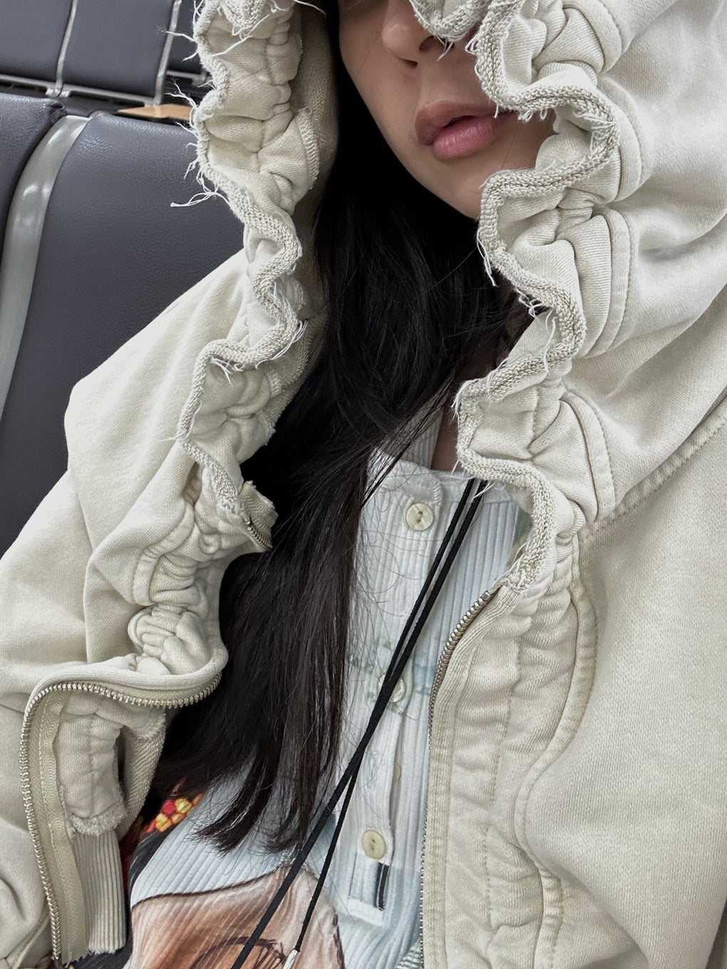 OYSTER SILHOUETTE HOODIE