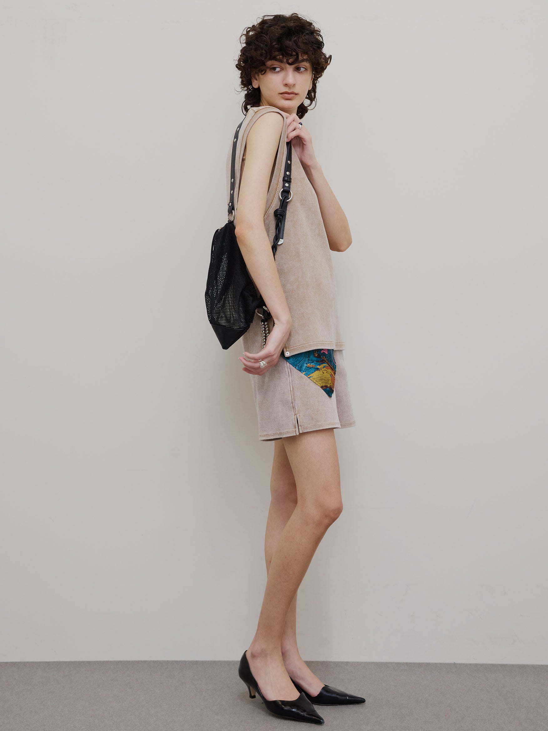MEDI 2WAY DENIM LIKE OVER TANK TOP