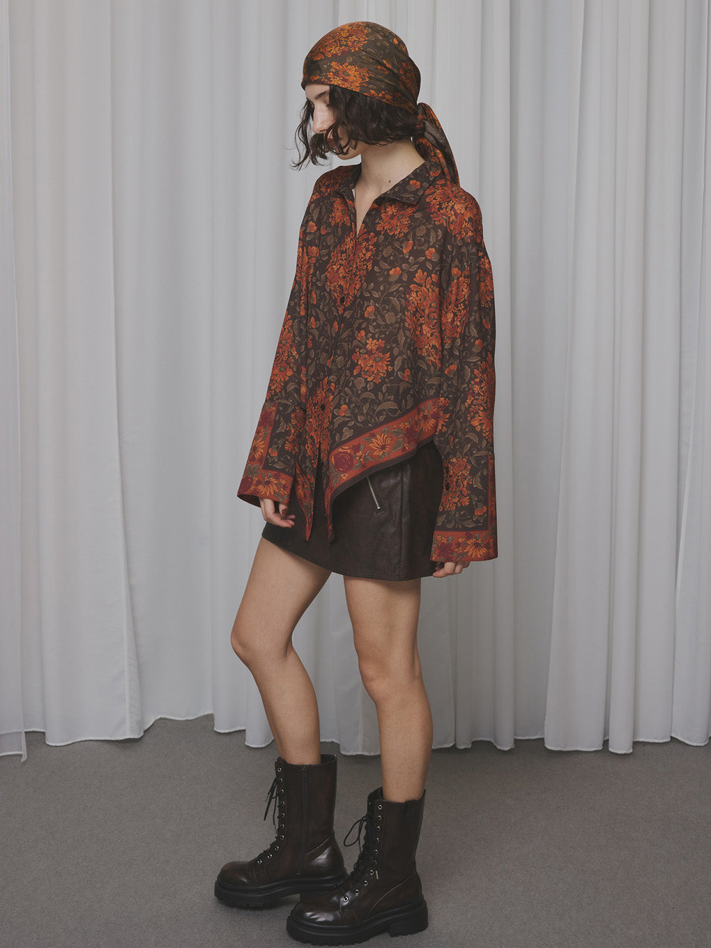 DAQHNE SCARF SHIRT