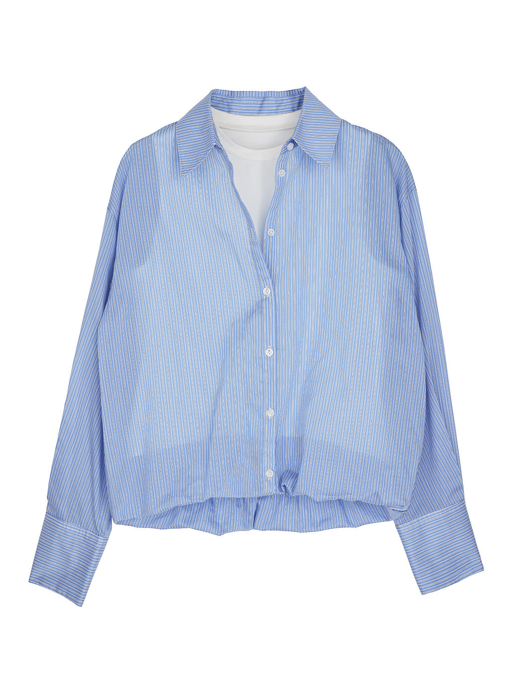 STRIPE INVERSION SHIRT TOP